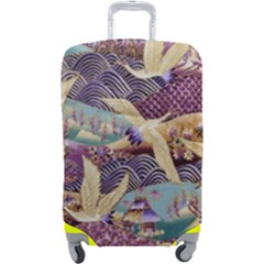 Textile Fabric Pattern Luggage Cover (large) by nateshop