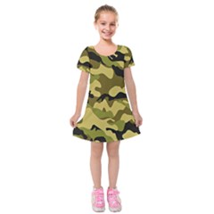 Texture 2 Kids  Short Sleeve Velvet Dress by nateshop