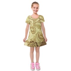 Texture Kids  Short Sleeve Velvet Dress by nateshop