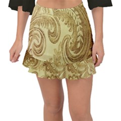 Texture Fishtail Mini Chiffon Skirt by nateshop