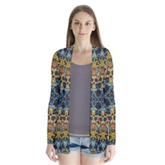 Tile (2) Drape Collar Cardigan by nateshop