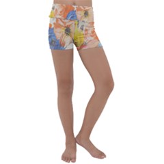 Tissue Kids  Lightweight Velour Yoga Shorts by nateshop