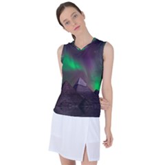 Fantasy Pyramid Mystic Space Women s Sleeveless Sports Top