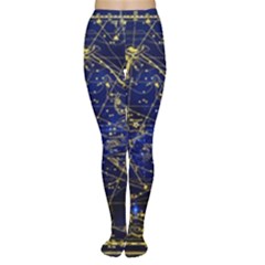 Constellation Perseus Andromeda Galaxy Tights by Wegoenart