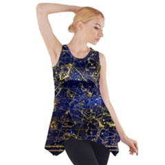 Constellation Perseus Andromeda Galaxy Side Drop Tank Tunic by Wegoenart