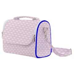 Little Clouds Pattern Pink Satchel Shoulder Bag by ConteMonfrey