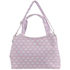 Little Clouds Pattern Pink Double Compartment Shoulder Bag by ConteMonfrey
