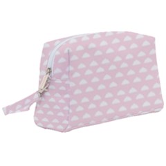 Little Clouds Pattern Pink Wristlet Pouch Bag (large) by ConteMonfrey