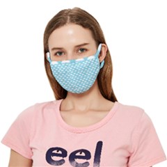 Little Clouds Blue  Crease Cloth Face Mask (adult) by ConteMonfrey