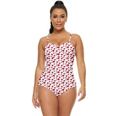 Billions Of Hearts Retro Full Coverage Swimsuit by ConteMonfrey