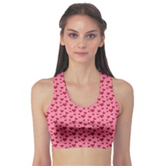 Cute Little Hearts Sports Bra by ConteMonfrey