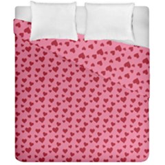 Cute Little Hearts Duvet Cover Double Side (california King Size) by ConteMonfrey