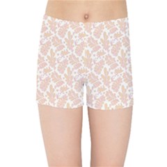 Delicated Leaves Kids  Sports Shorts by ConteMonfrey