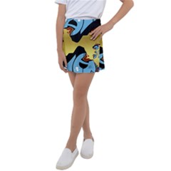 Abstract 3d Art New World Kids  Tennis Skirt by Wegoenart