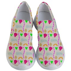 Geometric Shape Pattern Shapes Women s Lightweight Slip Ons