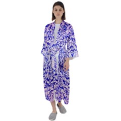 Cubes Cube Abstract Geometric Art Maxi Satin Kimono