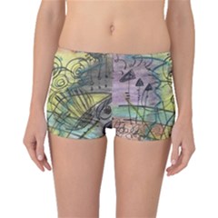 Energy Flow Intuition Boyleg Bikini Bottoms by Wegoenart