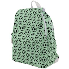 Pattern Ball Soccer Background Top Flap Backpack by Wegoenart