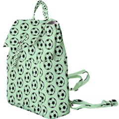 Pattern Ball Soccer Background Buckle Everyday Backpack by Wegoenart