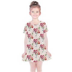 Key To The Heart Kids  Simple Cotton Dress by ConteMonfrey