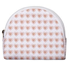 Sweet Hearts Horseshoe Style Canvas Pouch