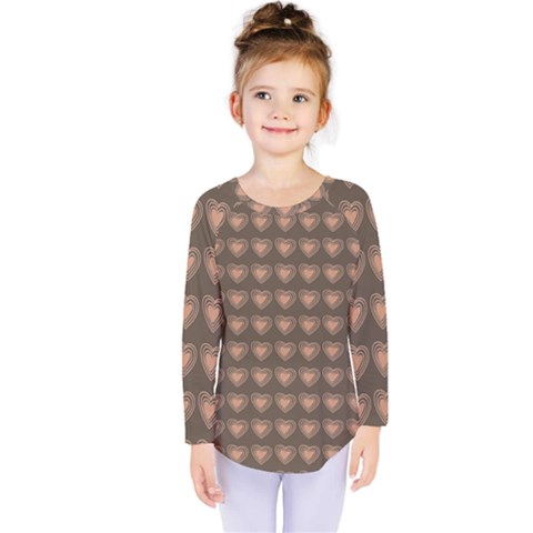 Sweet Hearts  Candy Vibes Kids  Long Sleeve Tee by ConteMonfrey