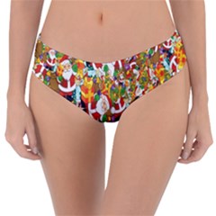 Background-santaclaus-gift-christmas Reversible Classic Bikini Bottoms by nateshop