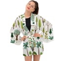 Chrismas Tree Greeen  Long Sleeve Kimono View1