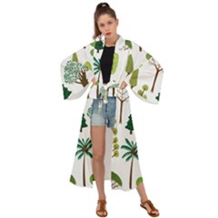 Chrismas Tree Greeen  Maxi Kimono by nateshop