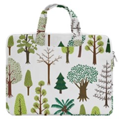 Chrismas Tree Greeen  Macbook Pro 13  Double Pocket Laptop Bag by nateshop