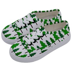 Chrismas Tree Greeen Kids  Classic Low Top Sneakers by nateshop