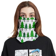 Chrismas Tree Greeen Face Covering Bandana (two Sides) by nateshop