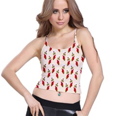 Christmas-background-christmas-stockings Spaghetti Strap Bra Top