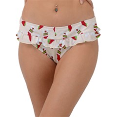 Christmas-background-christmas-stockings Frill Bikini Bottom