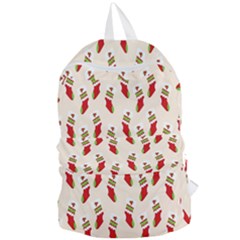 Christmas-background-christmas-stockings Foldable Lightweight Backpack