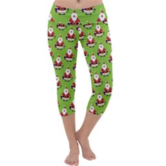 Christmas-santaclaus Capri Yoga Leggings by nateshop