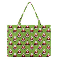 Christmas-santaclaus Zipper Medium Tote Bag by nateshop