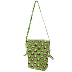 Christmas-santaclaus Folding Shoulder Bag by nateshop