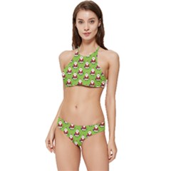 Christmas-santaclaus Banded Triangle Bikini Set by nateshop