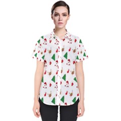 Christmas-santaclaus Women s Short Sleeve Shirt