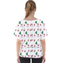 Christmas-santaclaus V-Neck Dolman Drape Top View2