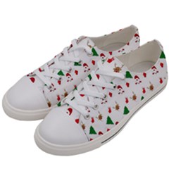 Christmas-santaclaus Men s Low Top Canvas Sneakers by nateshop