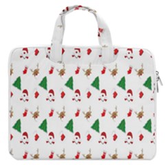 Christmas-santaclaus Macbook Pro 16  Double Pocket Laptop Bag  by nateshop