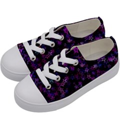 Christmasstars-001 Kids  Low Top Canvas Sneakers by nateshop