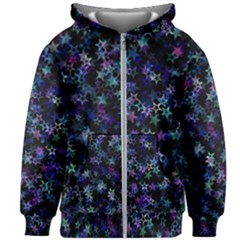 Christmasstars-002 Kids  Zipper Hoodie Without Drawstring by nateshop