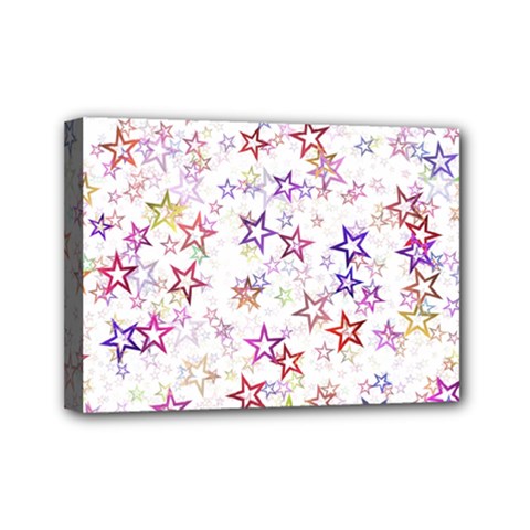 Christmasstars-004 Mini Canvas 7  X 5  (stretched) by nateshop