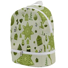 Christmas-stocking-star-bel Zip Bottom Backpack by nateshop