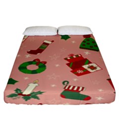 Gifts-christmas-stockings Fitted Sheet (king Size) by nateshop