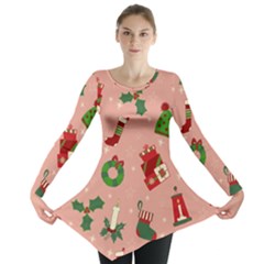 Gifts-christmas-stockings Long Sleeve Tunic  by nateshop