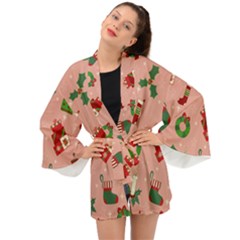 Gifts-christmas-stockings Long Sleeve Kimono by nateshop